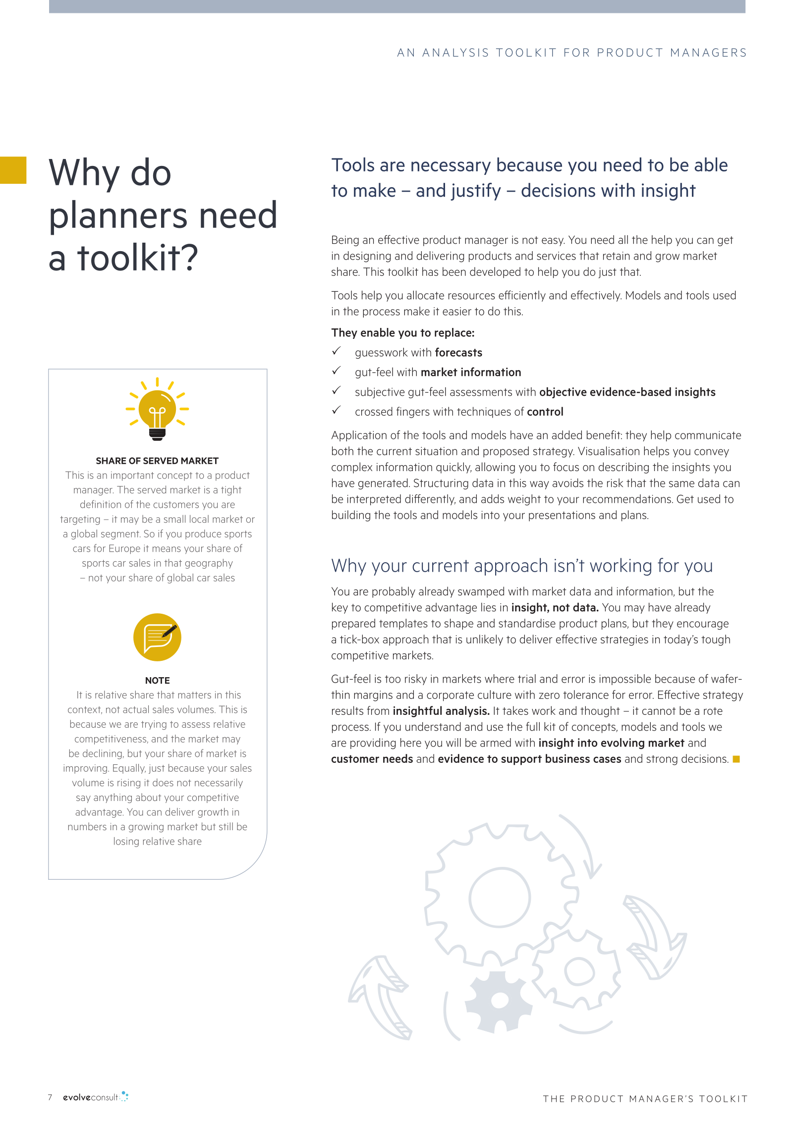 Preview page: Why do planners need a toolkit? — explains the rationale for evidence-based strategy tools